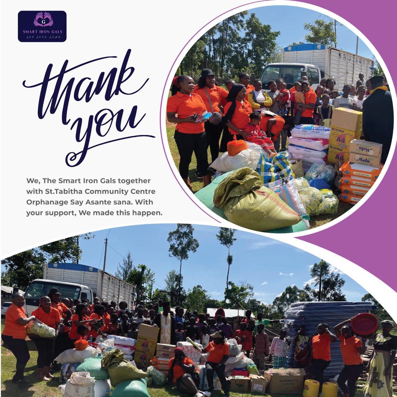 Thank you message from St. Tabitha Community Centre Orphanage